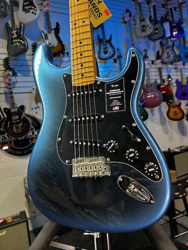 Fender American Professional II Stratocaster - Dark Night with Maple Fingerboard Auth Deal! 794 GET PLEK’D!