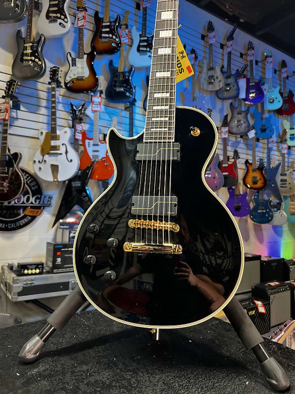 Epiphone 7-string Matt Heafy Les Paul Custom Origins Left-handed Electric Guitar - Ebony Auth Dealer! 597 GET PLEK'D!