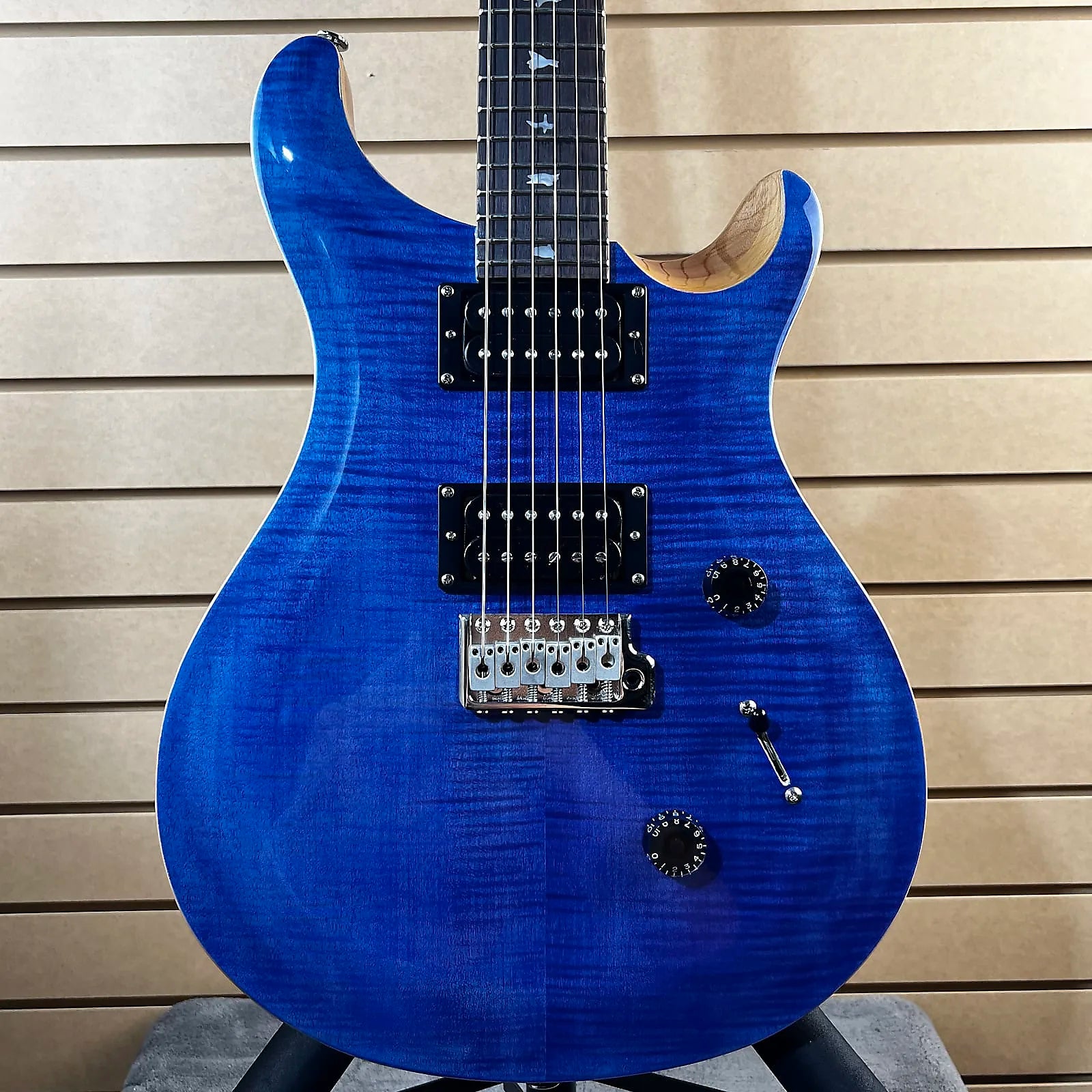 SE Custom 24 Electric Guitar - Faded Blue #986