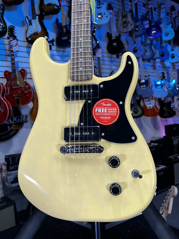 Squier Paranormal Strat-O-Sonic Electric Guitar - Vintage Blonde Authorized Dealer Free 228 GET PLEK’D!