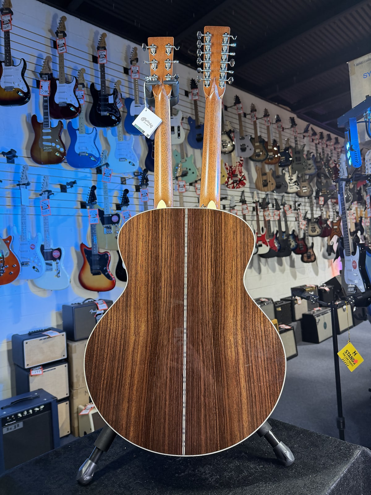 Martin Grand J-28E DN Doubleneck Standard Series Acoustic-electric Guitar - Aging Toner GET PLEK'D! 238