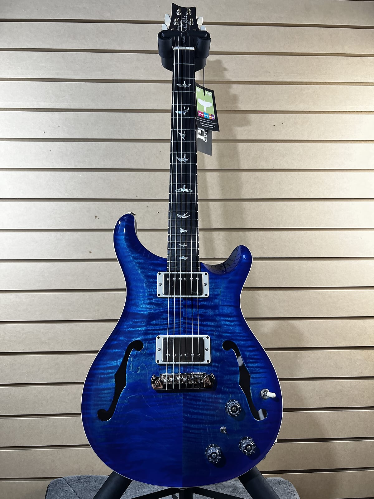 Hollowbody II Piezo Electric Guitar - *Custom Color* Faded Blue Burst #274