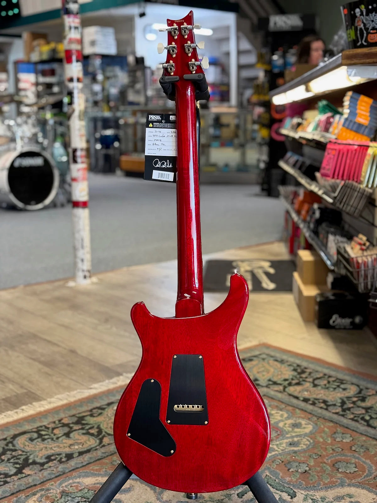 PRS Custom 24-08 Semi Hollow 40th Anniversary, Charcoal Cherry Burst #176