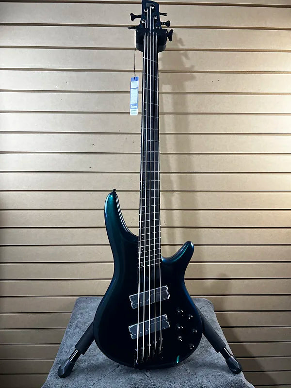 Bass Workshop SRMS725 5-string Multi-scale Electric Bass Guitar - Blue Chameleon #336