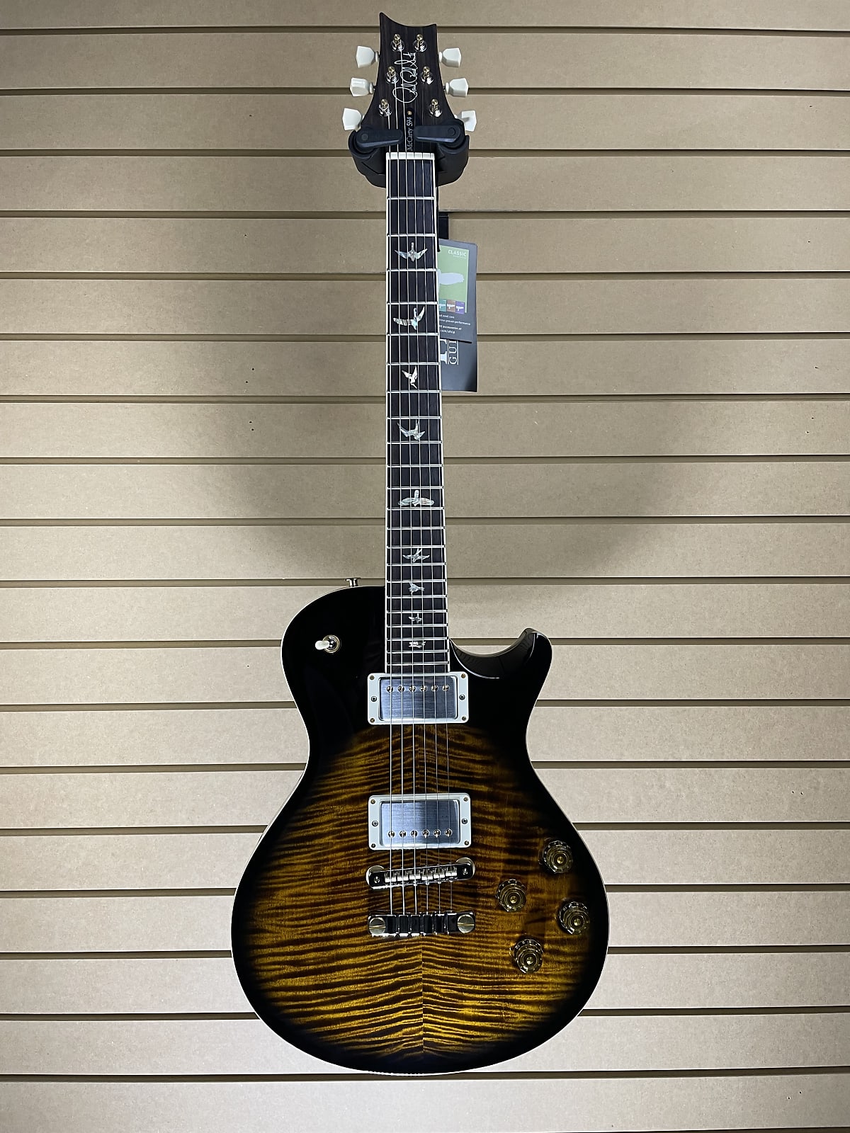 McCarty SC 594 10 Top in Black Gold Smokeburst #962