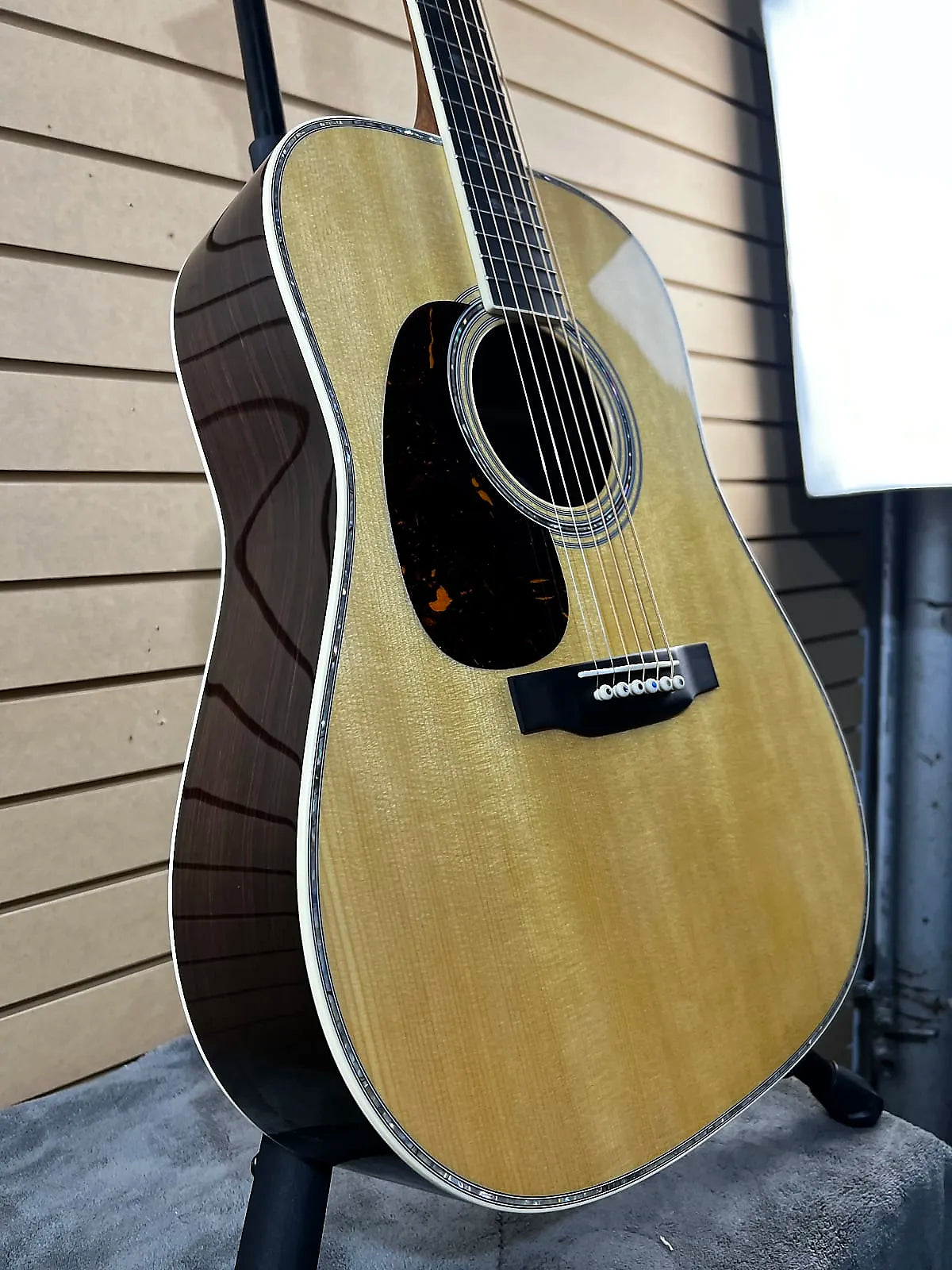 D-41 Left-Handed Dreadnought Acoustic Guitar - Natural #766