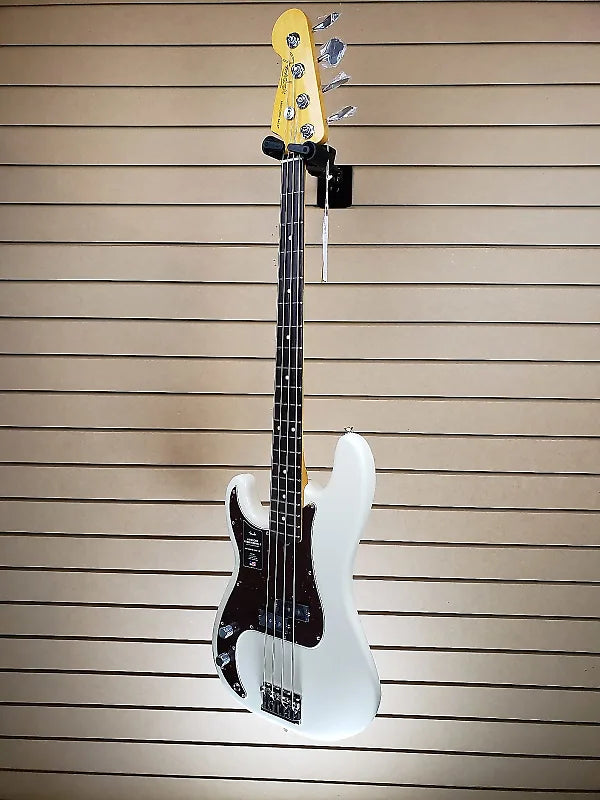 American Professional II Precision Bass Left-Handed - Olympic White w/Rosewood Fretboard #281