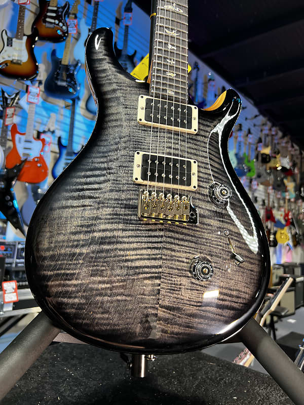 PRS Core Custom 24, Custom Color- Charcoal Smokewrap Burst,  Pattern Thin Neck,  Auth Dealer Free Ship! 277 GET PLEK'D!