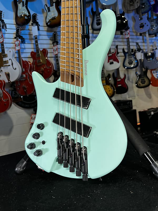 Ibanez Bass Workshop EHB1005MSL Bass Guitar - Sea Foam Green Matte Auth Dealer Free Shipping! 363 GET PLEK’D!