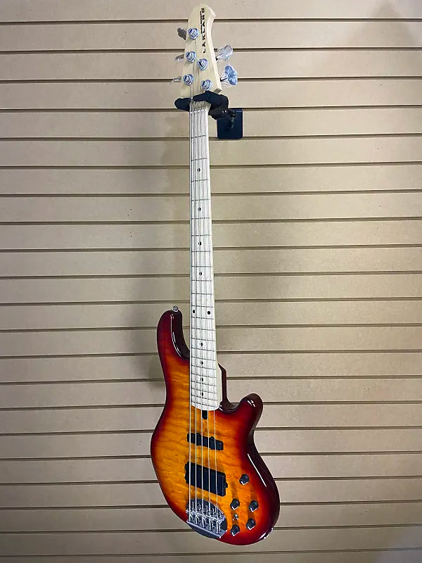 Skyline 55-02 Deluxe Bass Guitar - Honey Burst with Maple Fingerboard #937