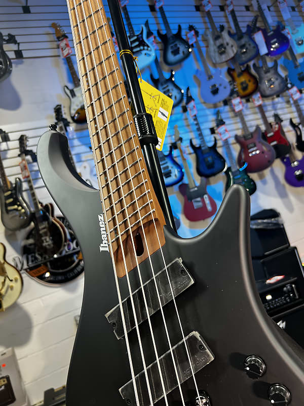 Ibanez Bass Workshop EHB1005MS Bass Guitar - Black Flat Auth Deal! 818 Get Plek’d