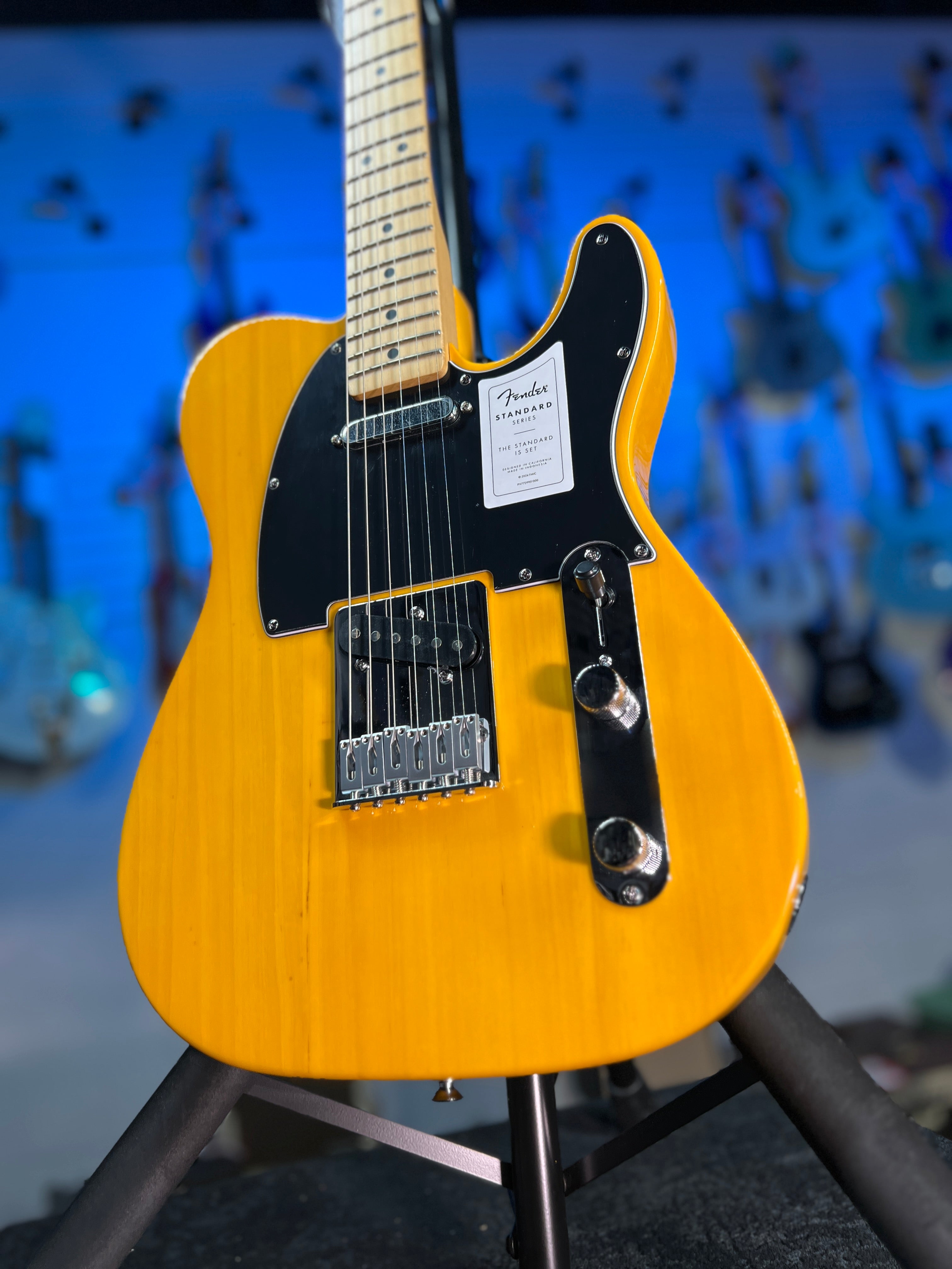 Fender Standard Telecaster Electric Guitar - Butterscotch Blonde Auth Deal Free Shipping! 769