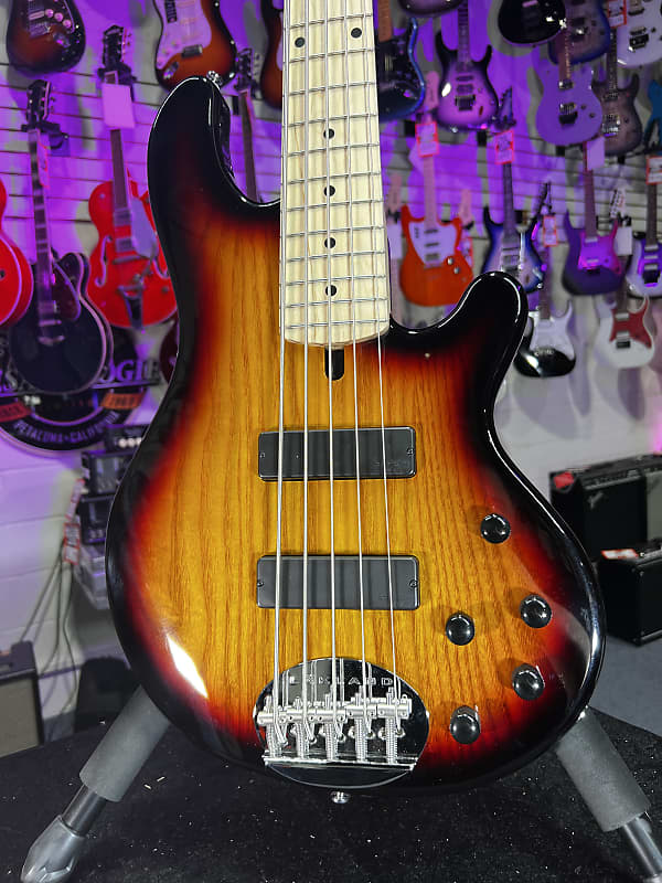 Lakland Skyline 55-01 Standard 5-string Bass Guitar - 3-Tone Sunburst with Maple Fingerboard Auth Dealer Free Ship! 396 GET PLEK’D!