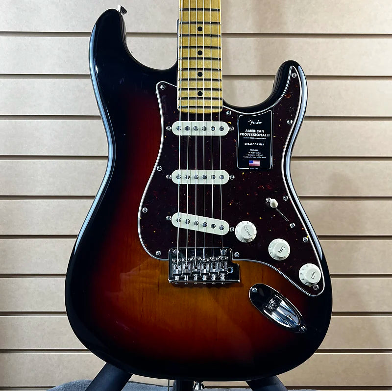 American Professional II Stratocaster - 3 Color Sunburst w/Maple Fretboard #480