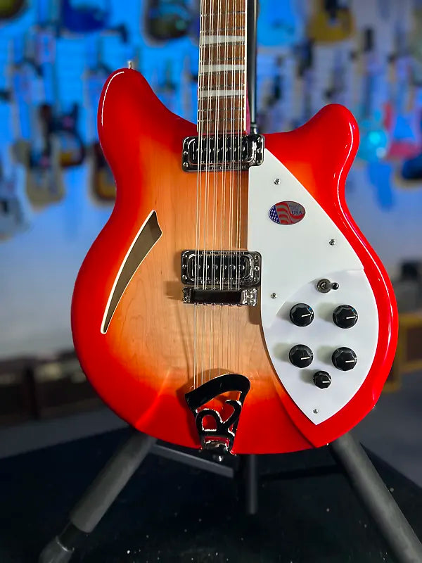 New 2025 Rickenbacker 360/12 12-String 360 Electric, Fireglo / OHSCase 713