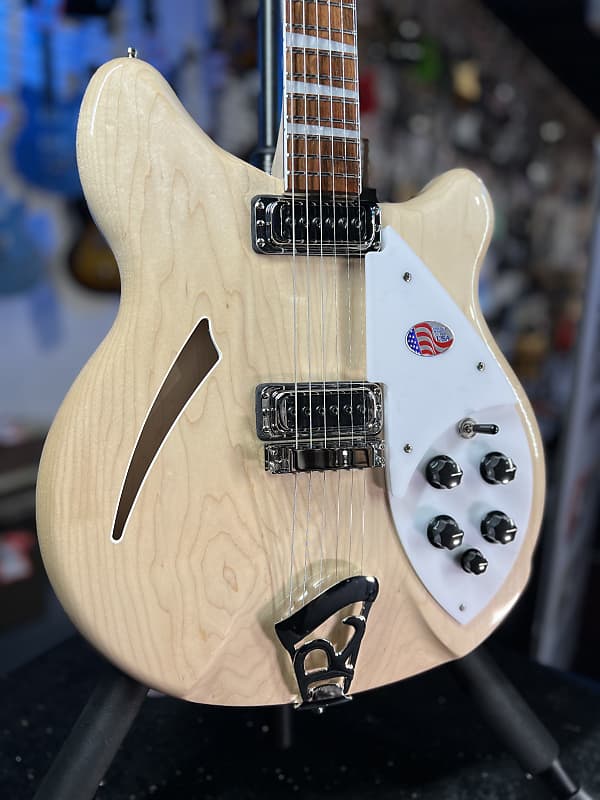 New Rickenbacker 360 Mapleglo Electric Guitar w/ OHSCase, Free Ship, Auth Dealer 360MG 775