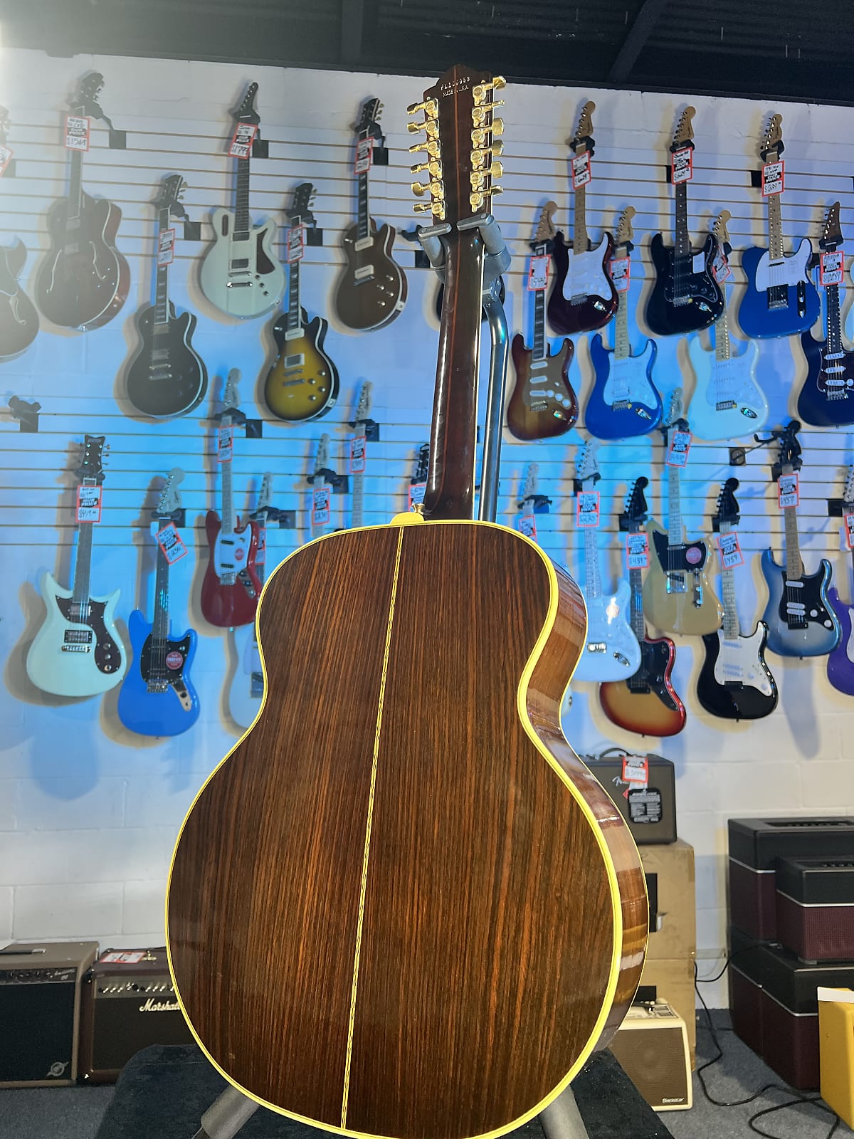 USED Guild F512NT 12-String, Rosewood - Natural with Case, Late 70s-1980