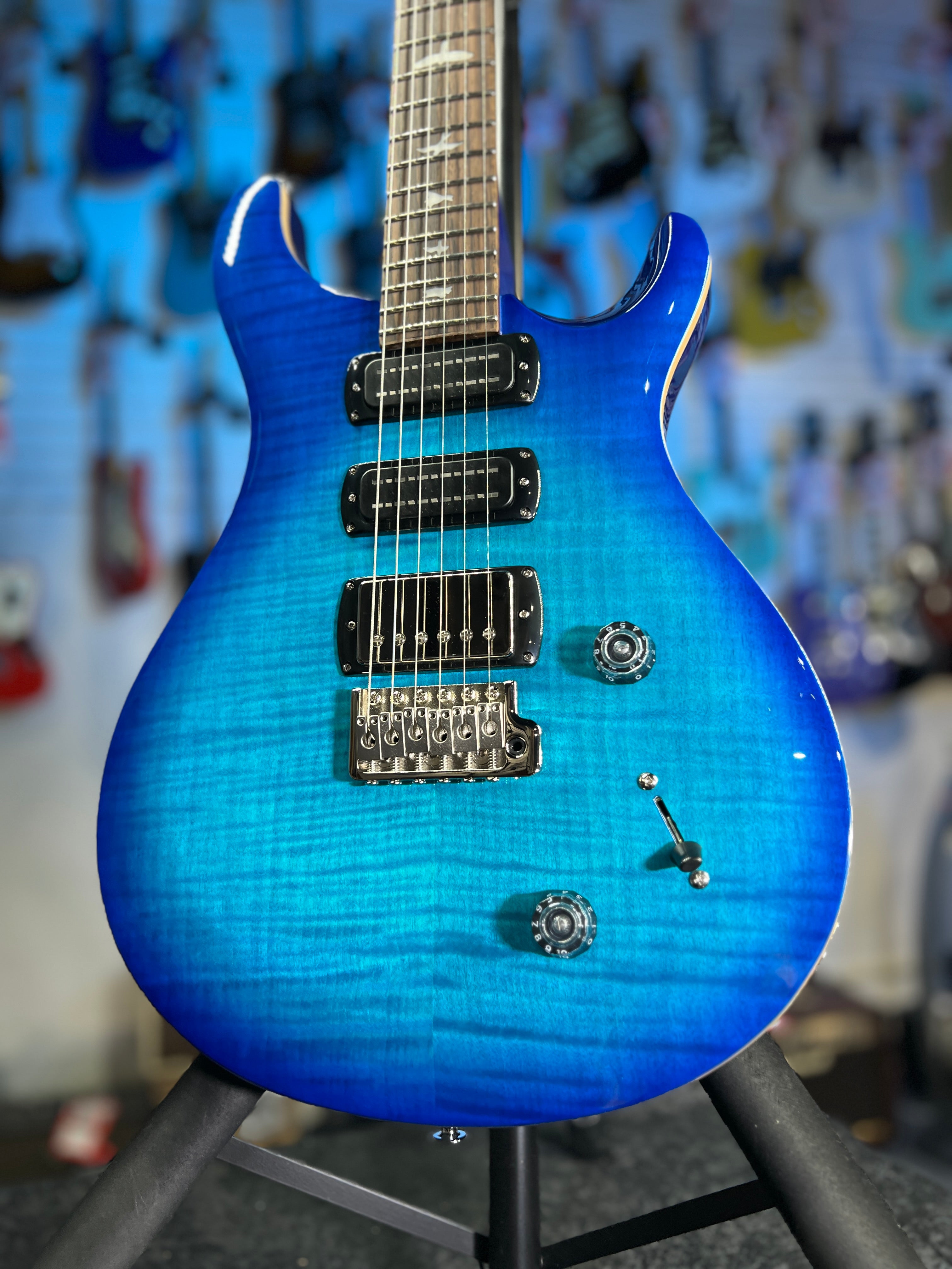 PRS SE Studio Electric Guitar - Lake Blue Authorized Dealer! 848 GET PLEK’D!