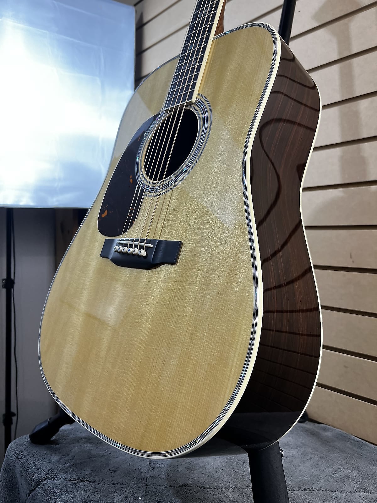 D-41 Left-Handed Dreadnought Acoustic Guitar - Natural #766