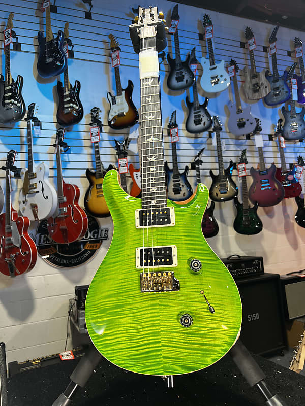 PRS Custom 24 Electric Guitar - Eriza Verde 10-Top Auth Dealer Free Ship! 474 GET PLEK’D!