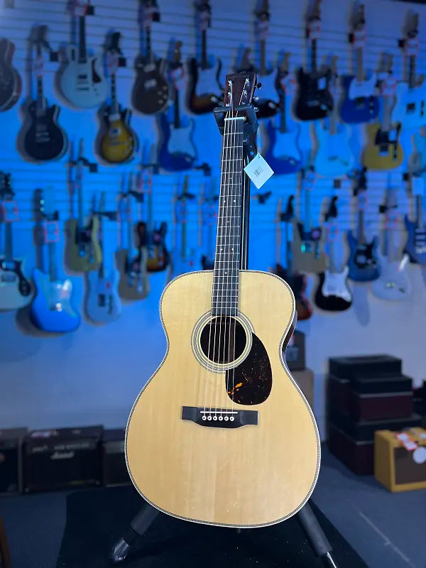 Martin OM-28 Standard Series Acoustic Guitar - Natural with Aging Toner (2025), with Case, Get Plek'd Free 504