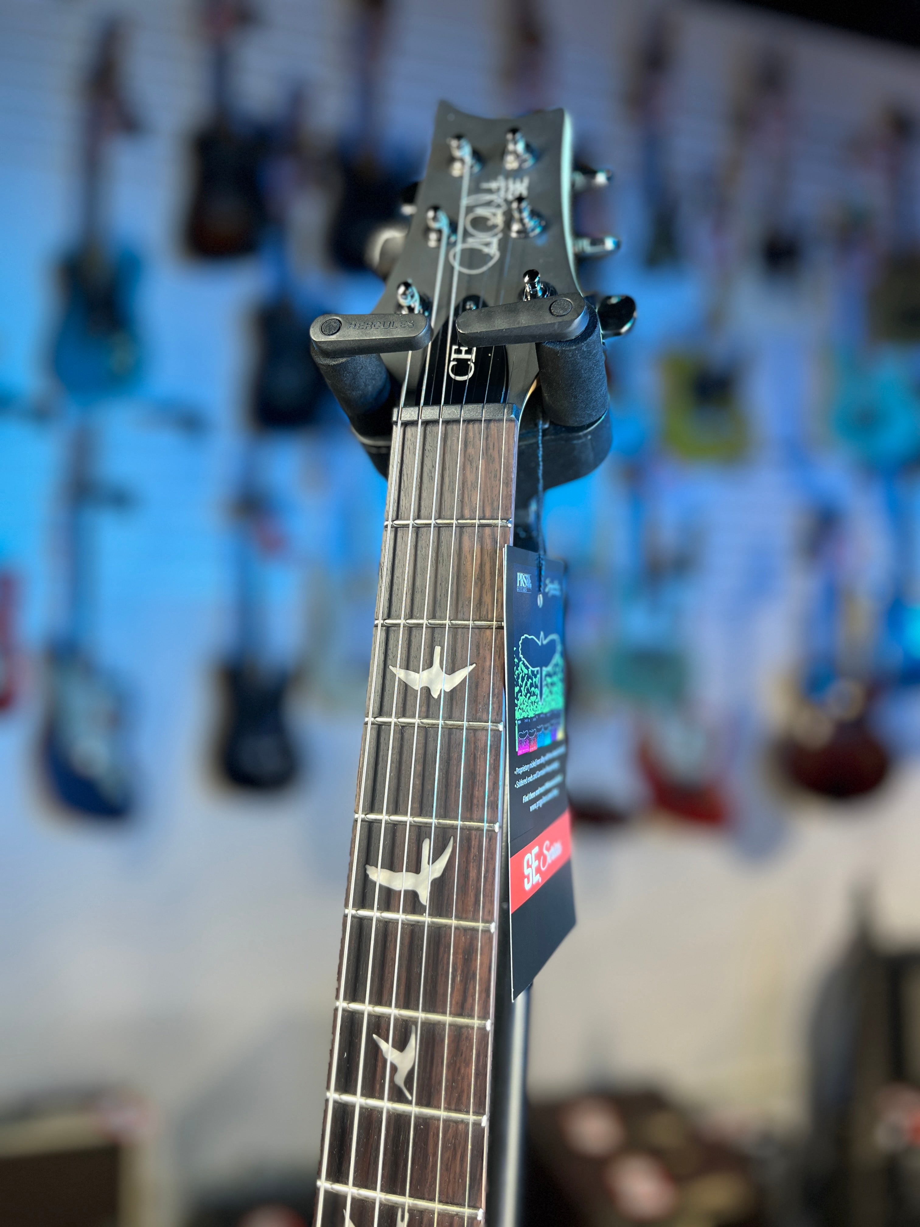 PRS SE Sandblasted CE 24 Limited - Blue Authorized Dealer! 405 GET PLEK’D
