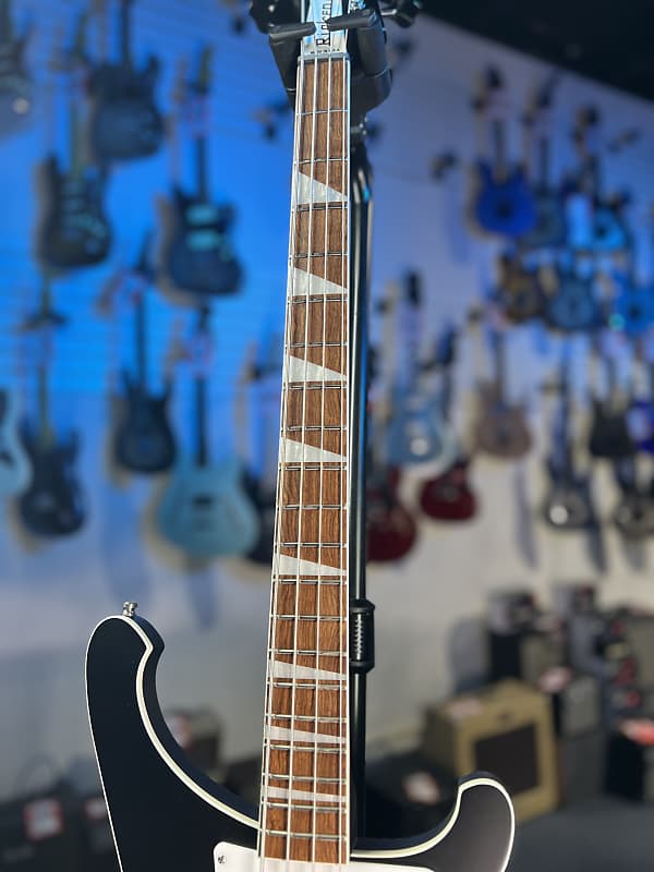 NEW 2024 Rickenbacker 4003MBL Matte Black 4-String Bass 4003 | OHSCase 770 Auth Dealer