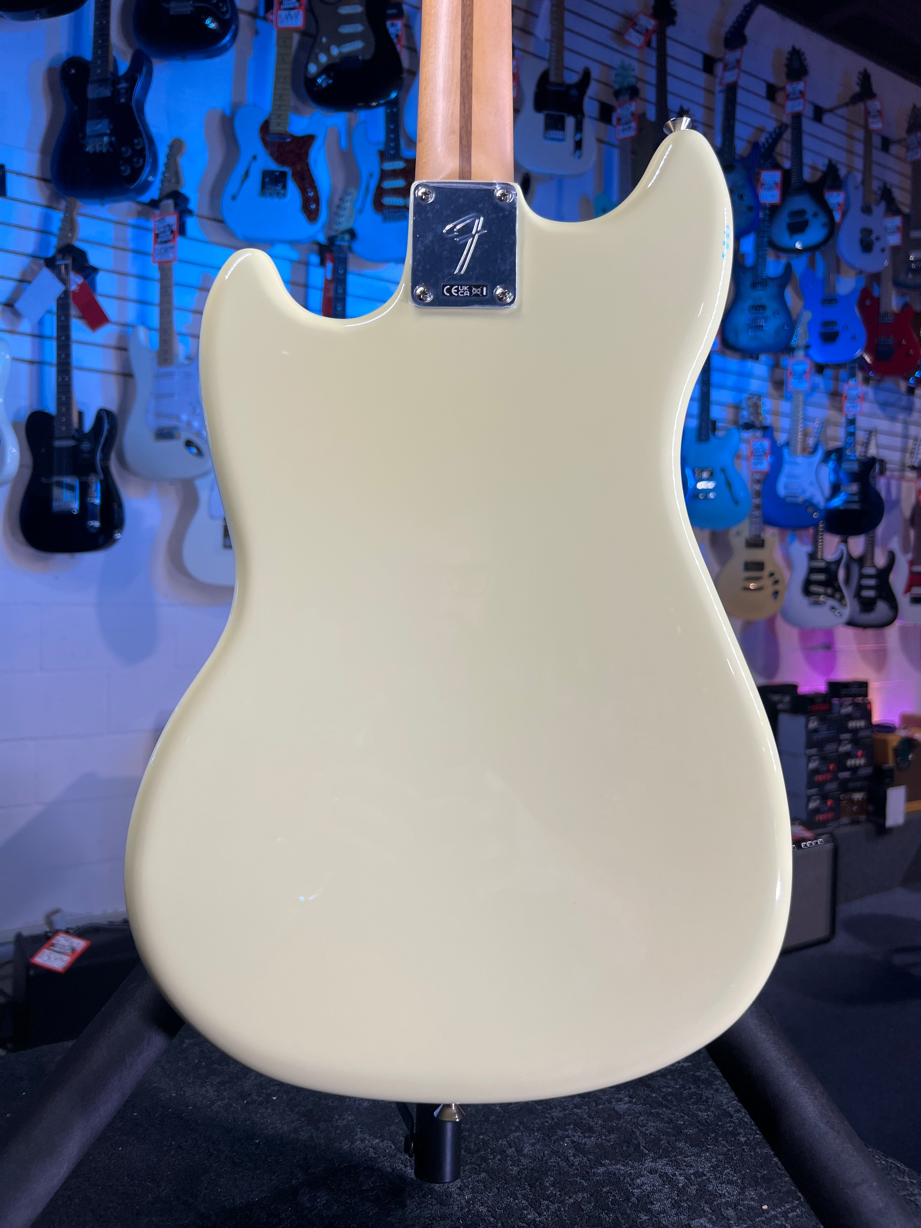 Fender Player II Mustang Bass PJ - Hialeah Yellow with Rosewood Fingerboard Auth Deal Free Ship! 073 GET PLEK’D!