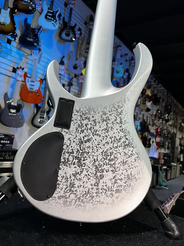 Ibanez 25th-anniversary BTB Standard 6-string Electric Bass - Silver Blizzard Matte GET PLEK'D! 338