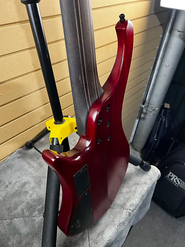 EHB Ergonomic Headless 5-string Bass Guitar - Stained Wine Red Low Gloss #638