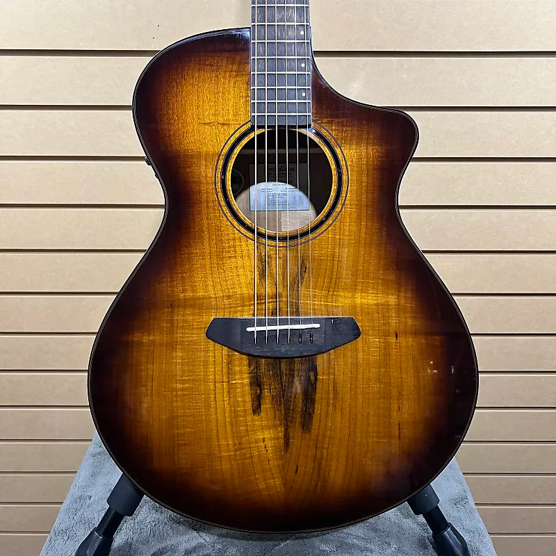 ECO Pursuit Exotic S Concert CE Acoustic-Electric Guitar - Tiger's Eye Myrtlewood #958