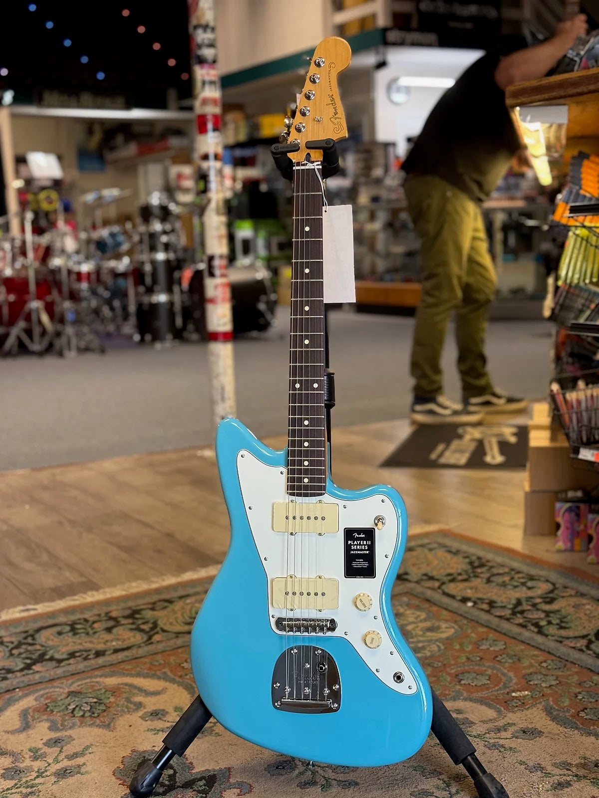 Player II Jazzmaster, Aquatone Blue W/ Slab Rosewood Fretboard #445