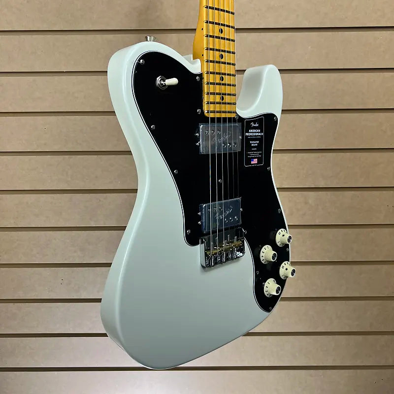 American Professional II Telecaster Deluxe - Olympic White with Maple Fretboard #806