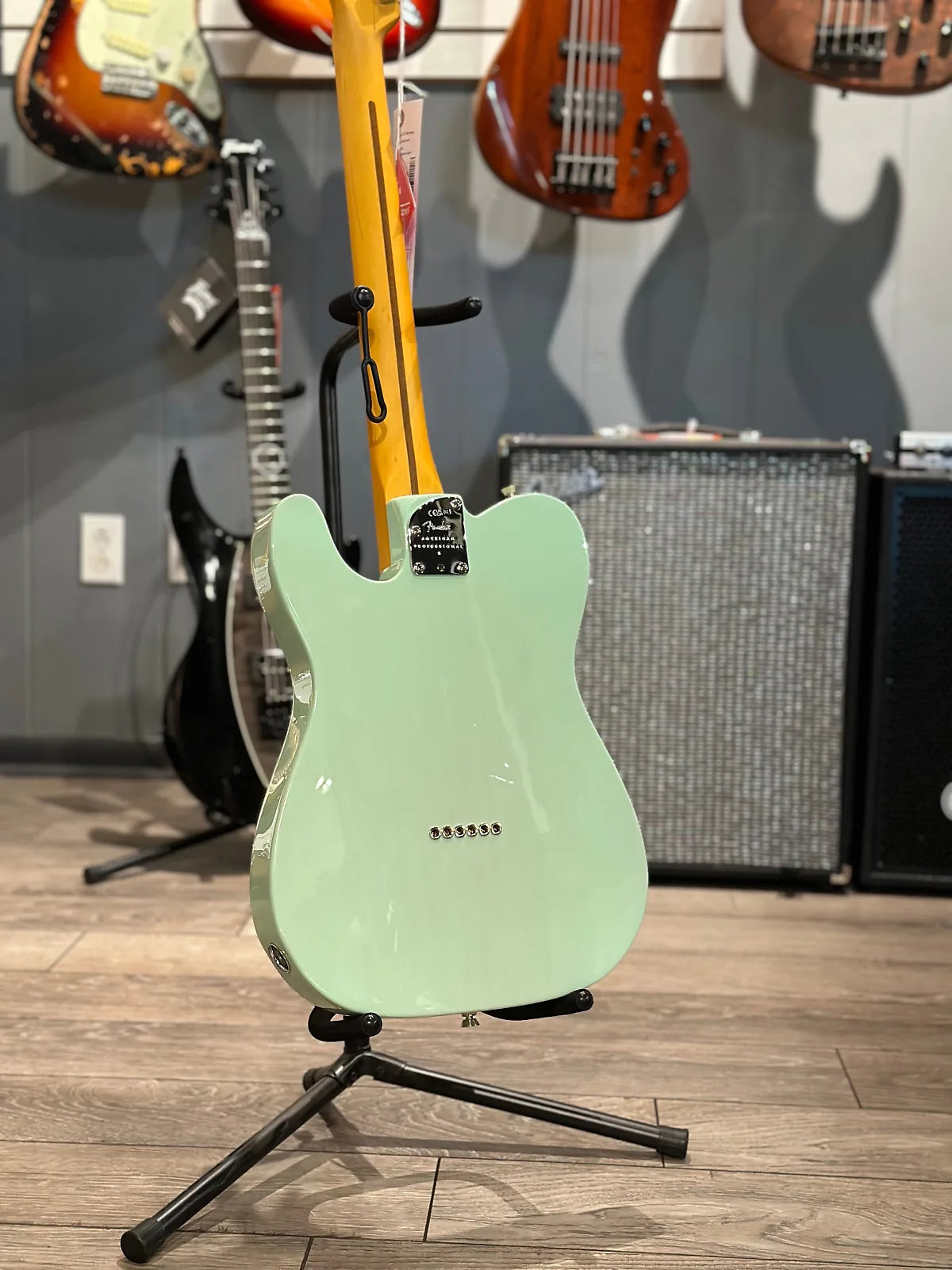 American Professional II Telecaster Thinline LTD - Transparent Surf Green W/Maple Neck #449