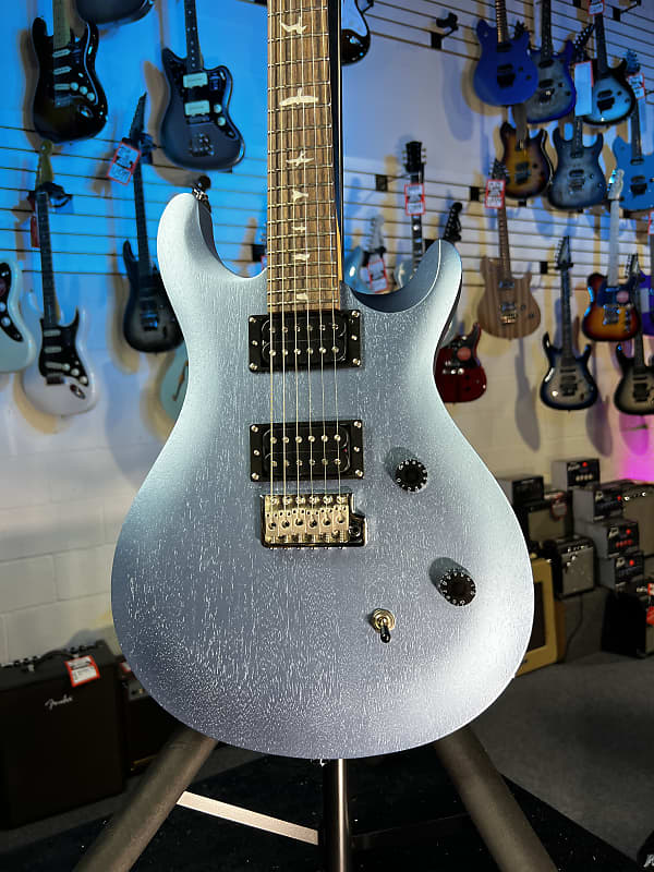 PRS SE CE 24 Standard Satin Electric Guitar- Ice Blue Metallic, Signature Dealer Free Ship! 409