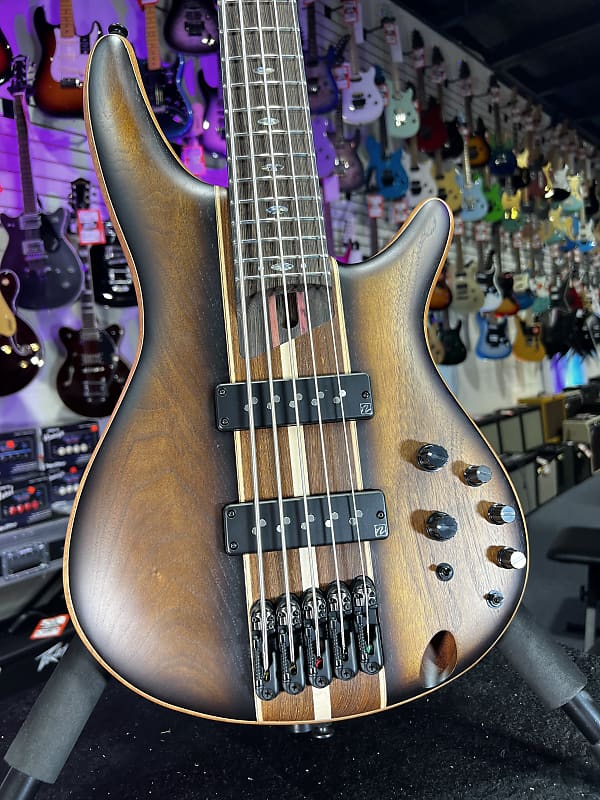 Ibanez Premium SR1355B 5-string Bass Guitar - Dual Mocha Burst Flat Auth Dealer Free Ship! 398 GET PLEK’D!