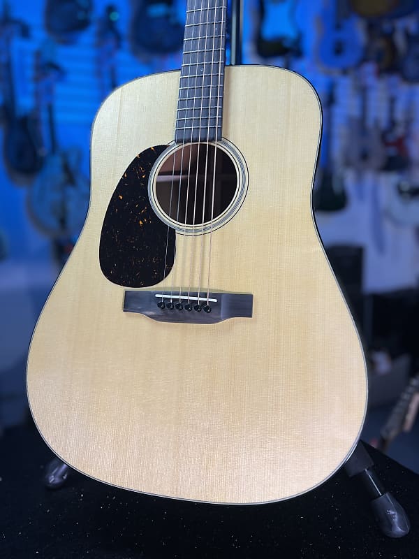 Martin D-18 Left-Handed Acoustic Guitar - Natural GET PLEK'D! 571