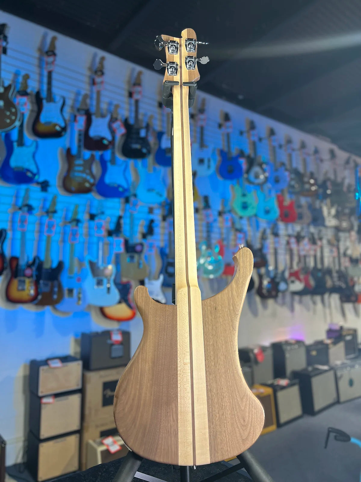New 2025 Rickenbacker 4003S Walnut Bass w/ OHSCase 4003SW 763