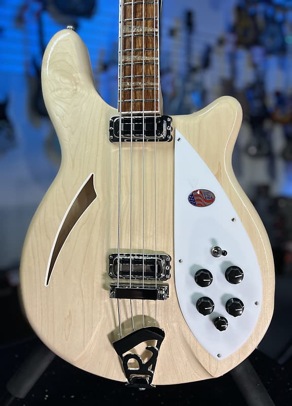 Rickenbacker 4005V 2024 - Mapleglo w RIC Vintage Style Case, Auth Dealer, Free Ship 718