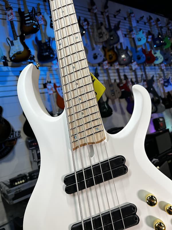 Ibanez BTB Bass Workshop Multi-scale 5-string Electric Bass - Pearl White Matte GET PLEK'D! 662