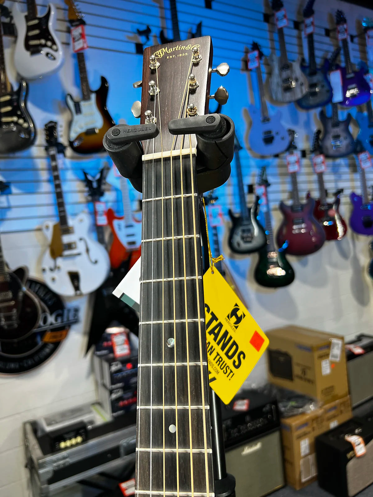 Martin D-18 Street Legend Acoustic Guitar Custom Ink Left Handed! 160 GET PLEK’D!