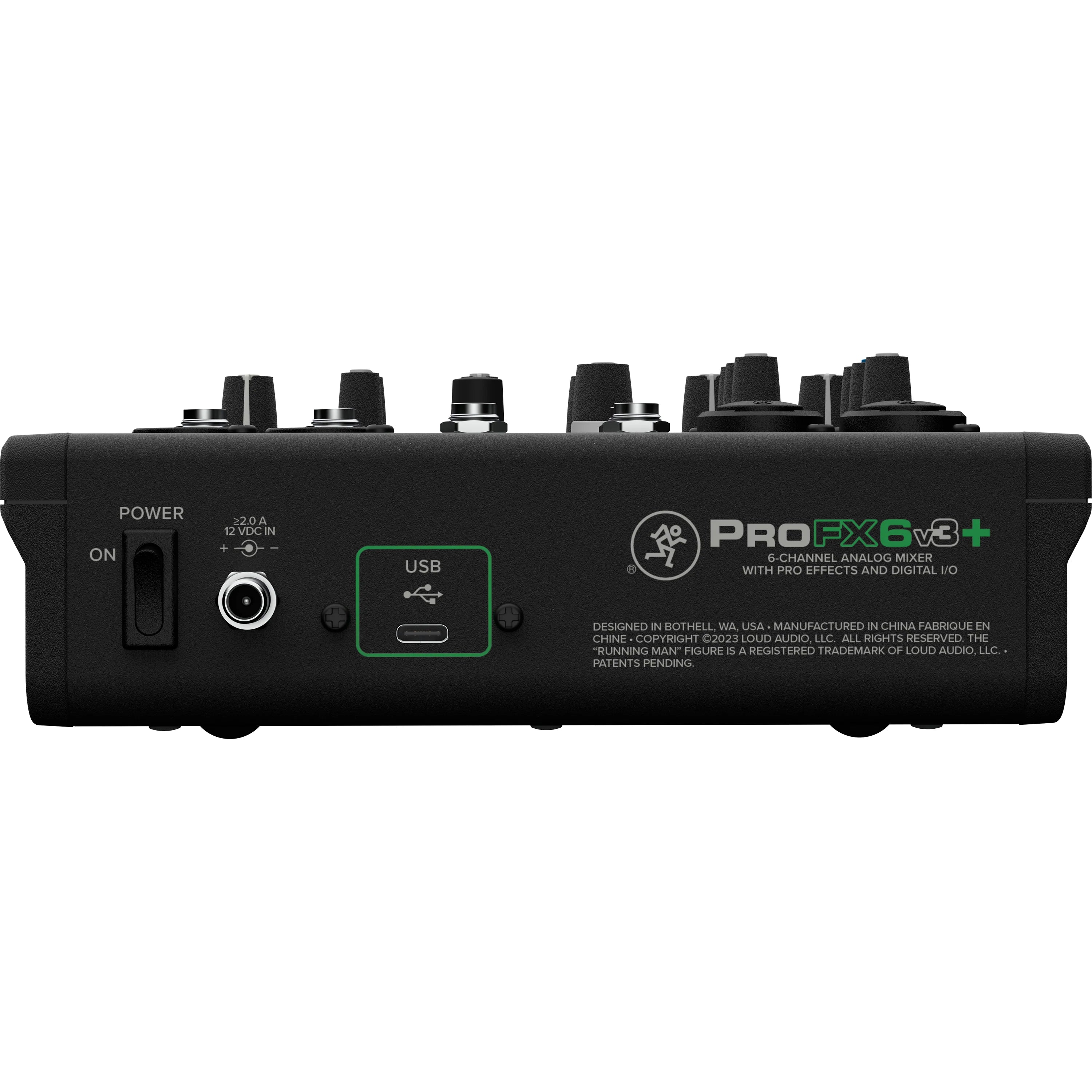 Mackie ProFX6v3+ 6-channel Mixer with Effects and USB