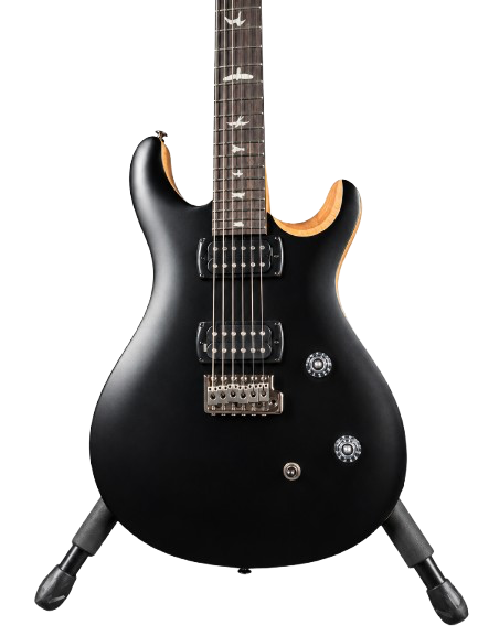 PRS SE CE 24 Satin, Flat Black top