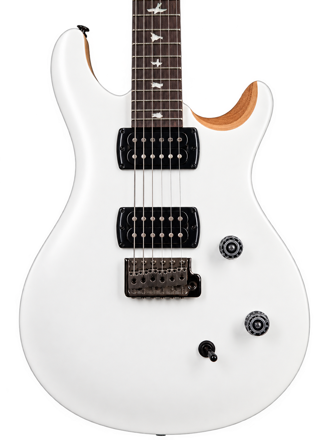 PRS SE CE 24 Satin, Flat White top