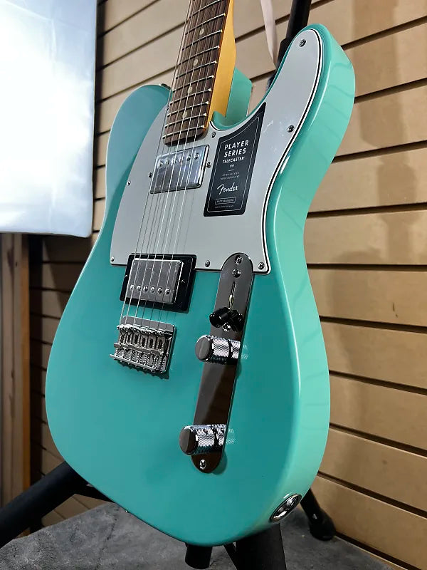 Player Telecaster HH Solidbody Electric Guitar - Sea Foam Green with Pau Ferro Fingerboard #727