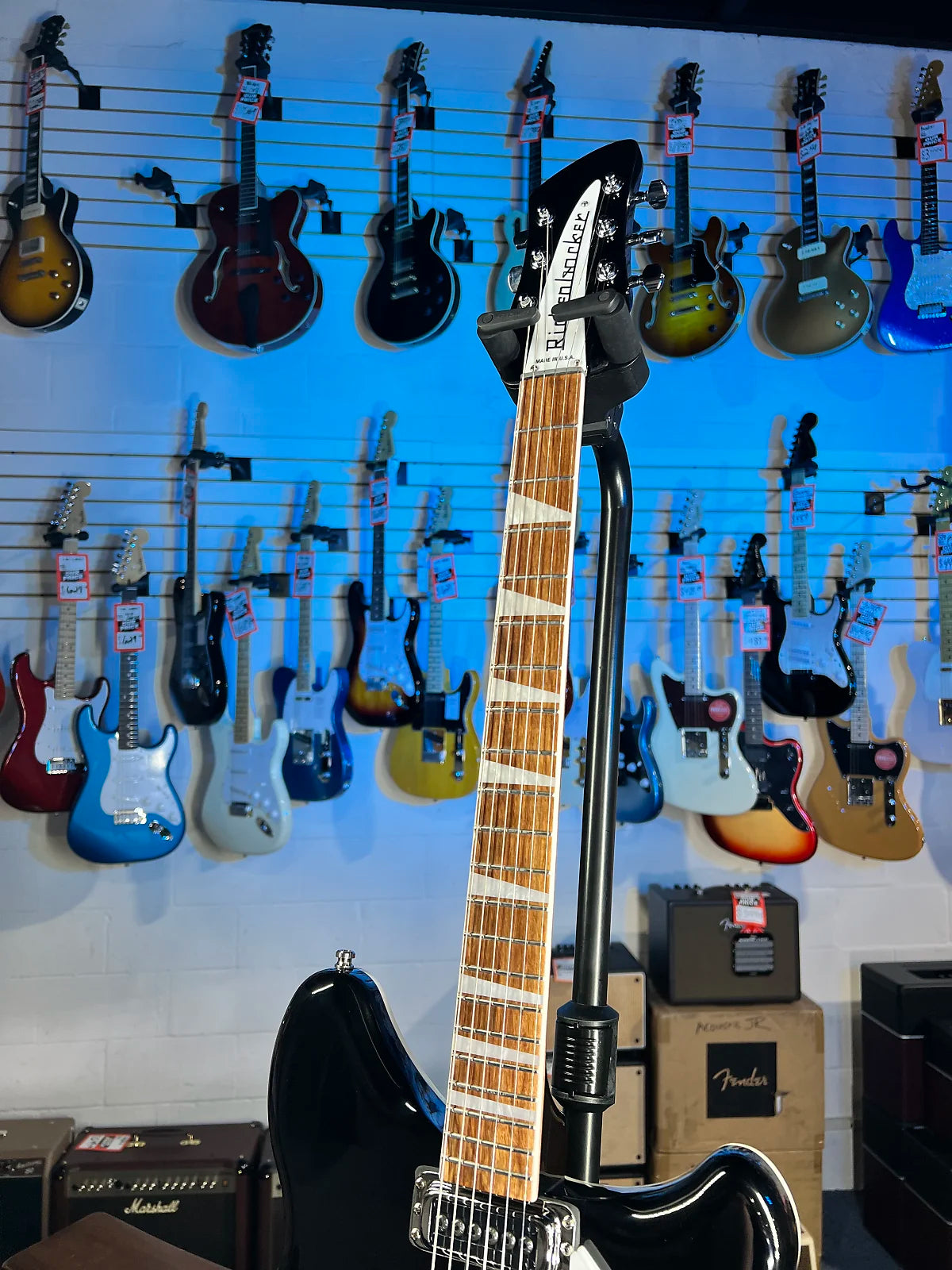 New Rickenbacker 360 Jetglo Electric Guitar w/ OHSCase, Free Ship, Auth Dealer 360JG 750