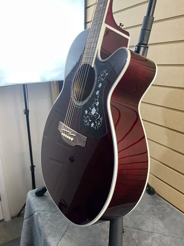 N75CE Acoustic-Electric Guitar - Red Wine #606