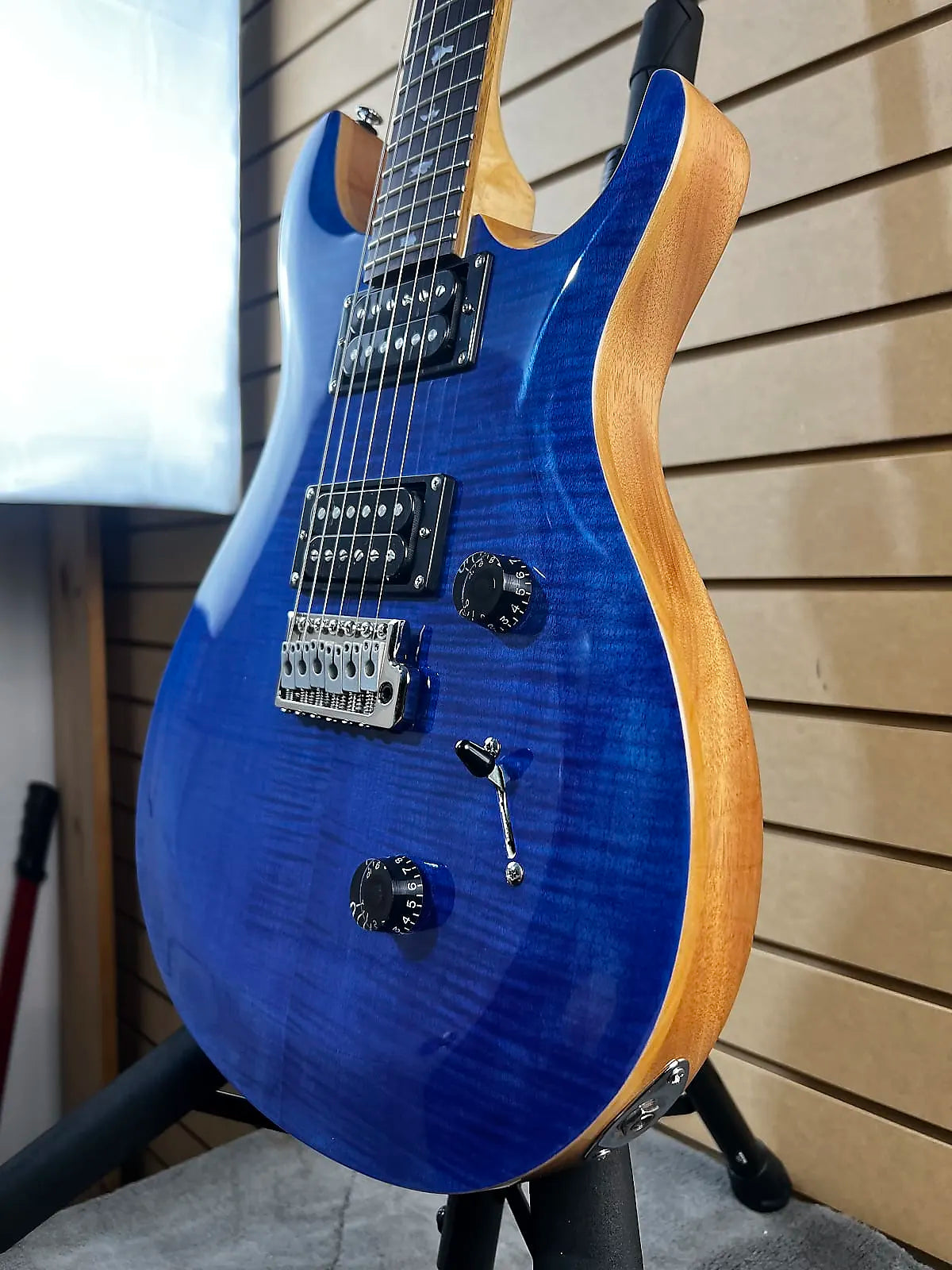 SE Custom 24 Electric Guitar - Faded Blue #986