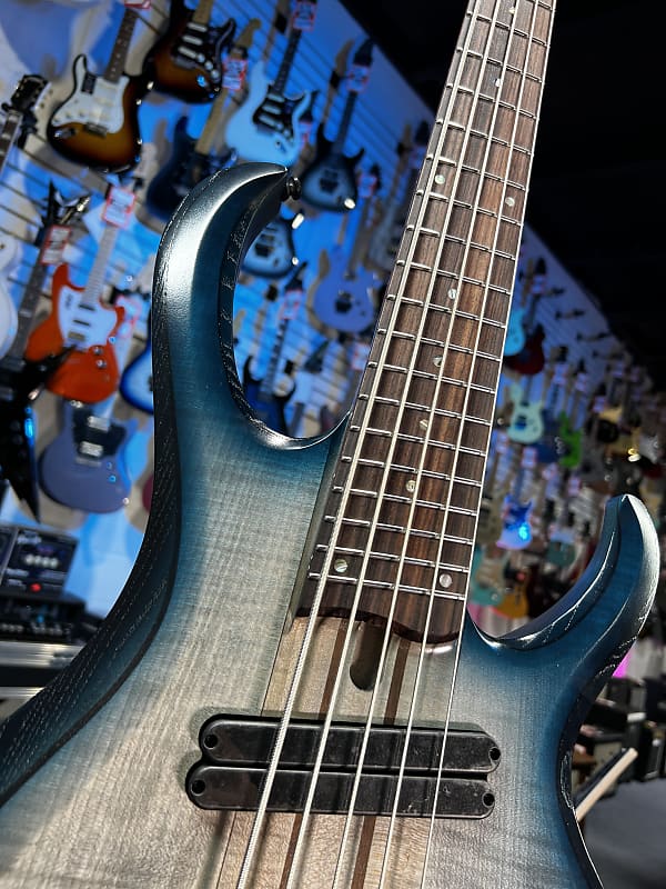 Ibanez BTB Bass Workshop Multi-scale 5-string Electric Bass - Cosmic Blue Starburst Low-gloss 305 GET PLEK'D