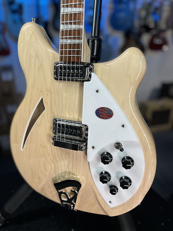 New Rickenbacker 360 Mapleglo Electric Guitar w/ OHSCase, Free Ship, Auth Dealer 360MG 775